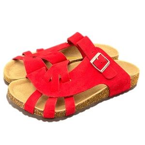 Birkenstock Pisa Red Sandal Sz 6-6.5